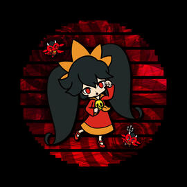 Ashley from the WarioWare series | Created for CosmicTheDuck | Experimented the most with this PFP, turned out really well