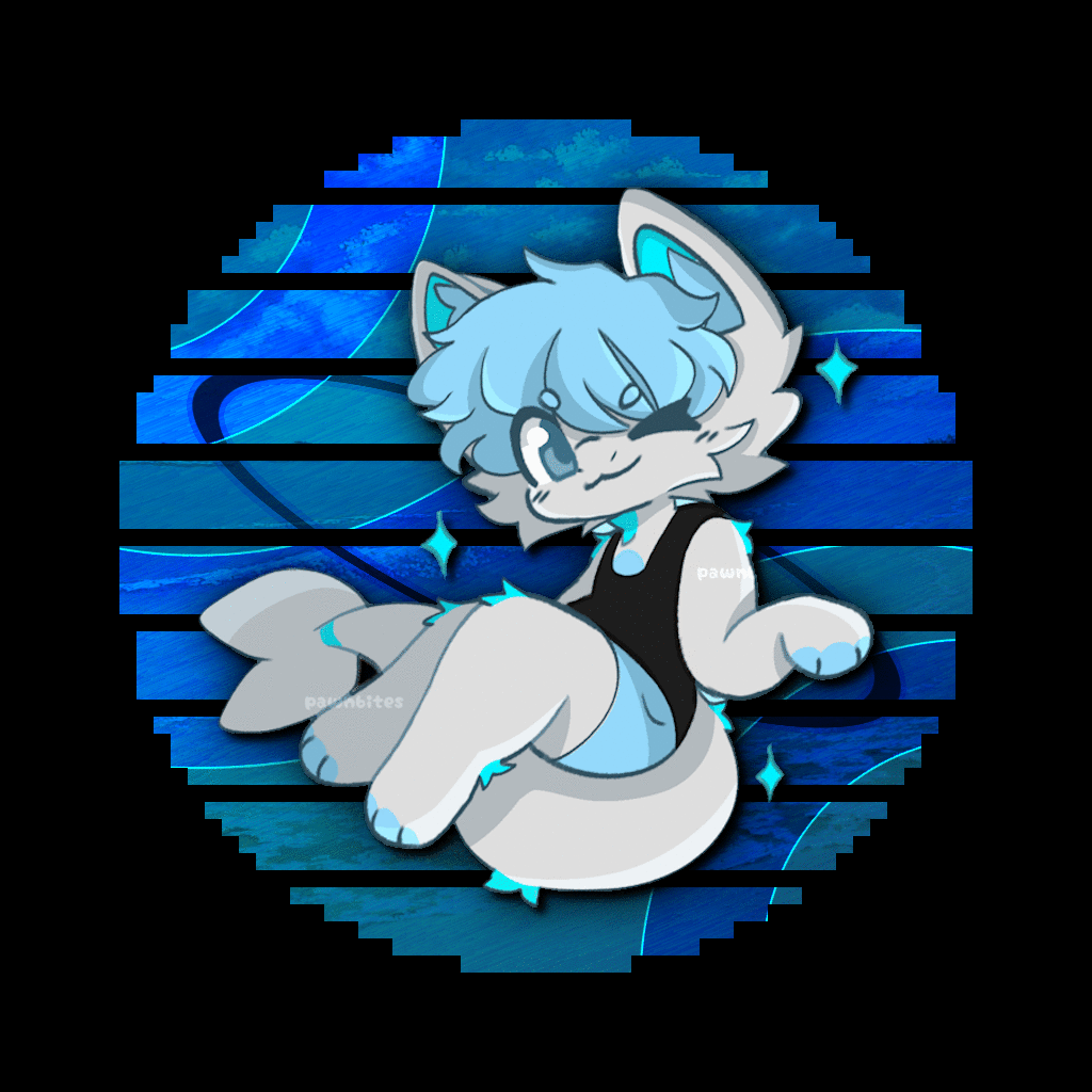 Azure (OC, pfp, animated) | Created for ThatBoiAidan